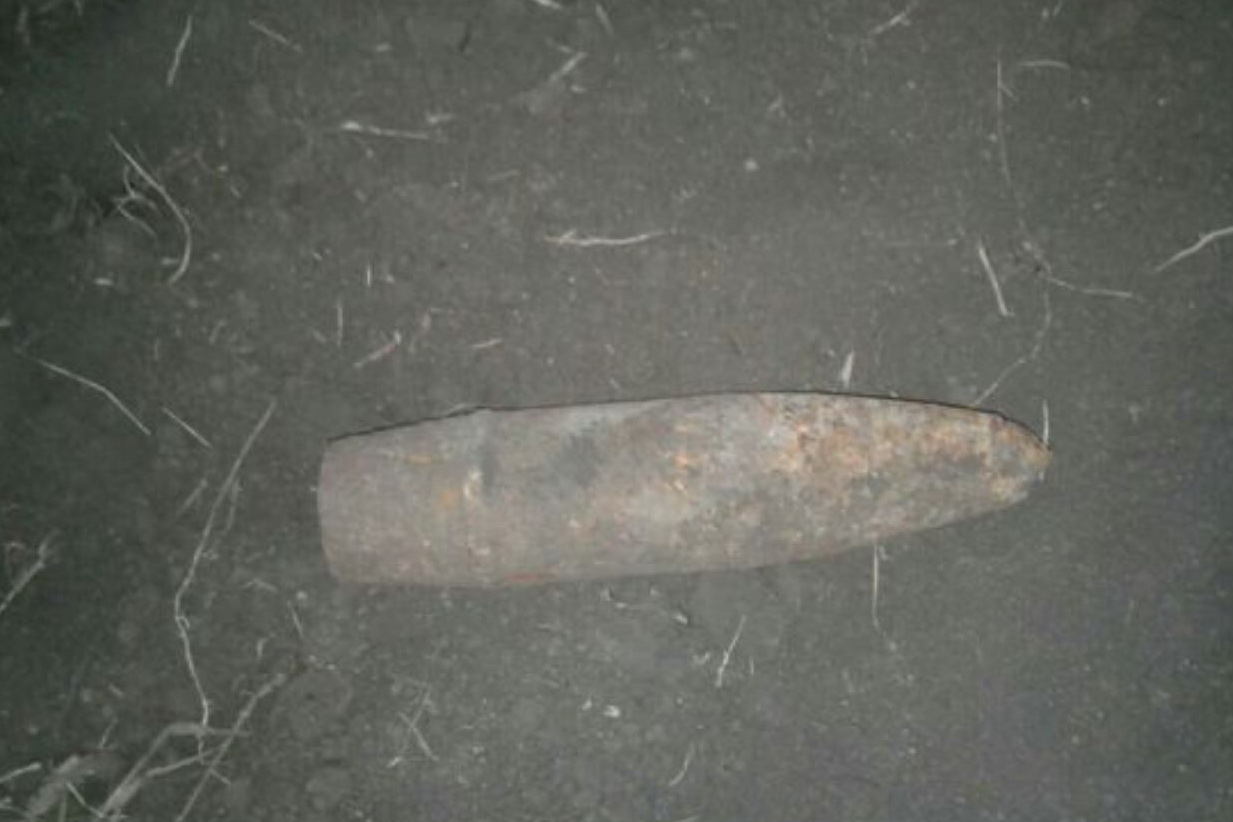 Артиллерийский снаряд нашли в Вулканештах во время земляных работ