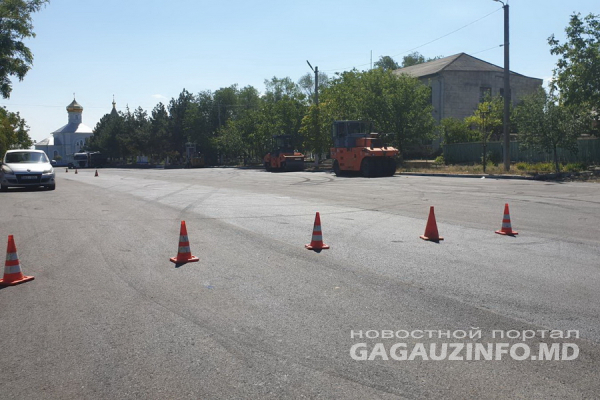 В Бешалме завершена укладка асфальта по центральной улице