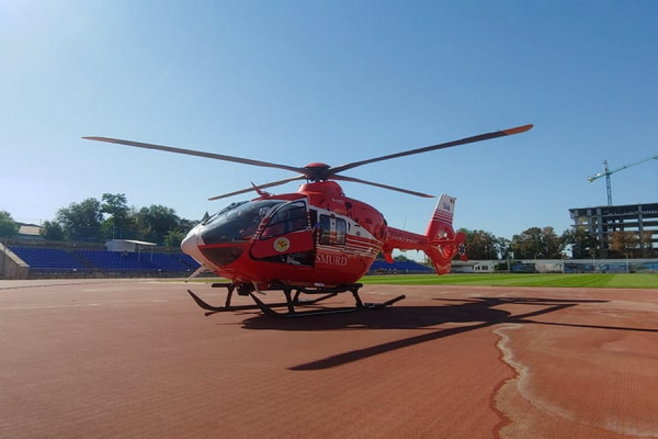 Получившего травмы мужчину вертолет SMURD доставил из Комрата в Кишинев