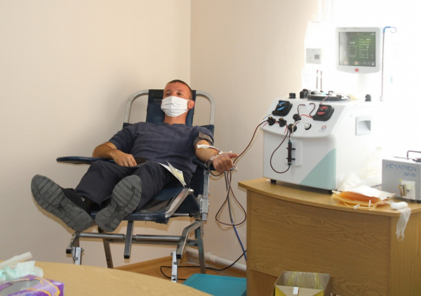 «Сердце просит». Полицейские из Гагаузии вновь стали донорами крови для нуждающихся