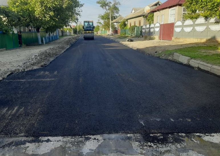 Еще полкилометра новой дороги построили в селе Гайдар