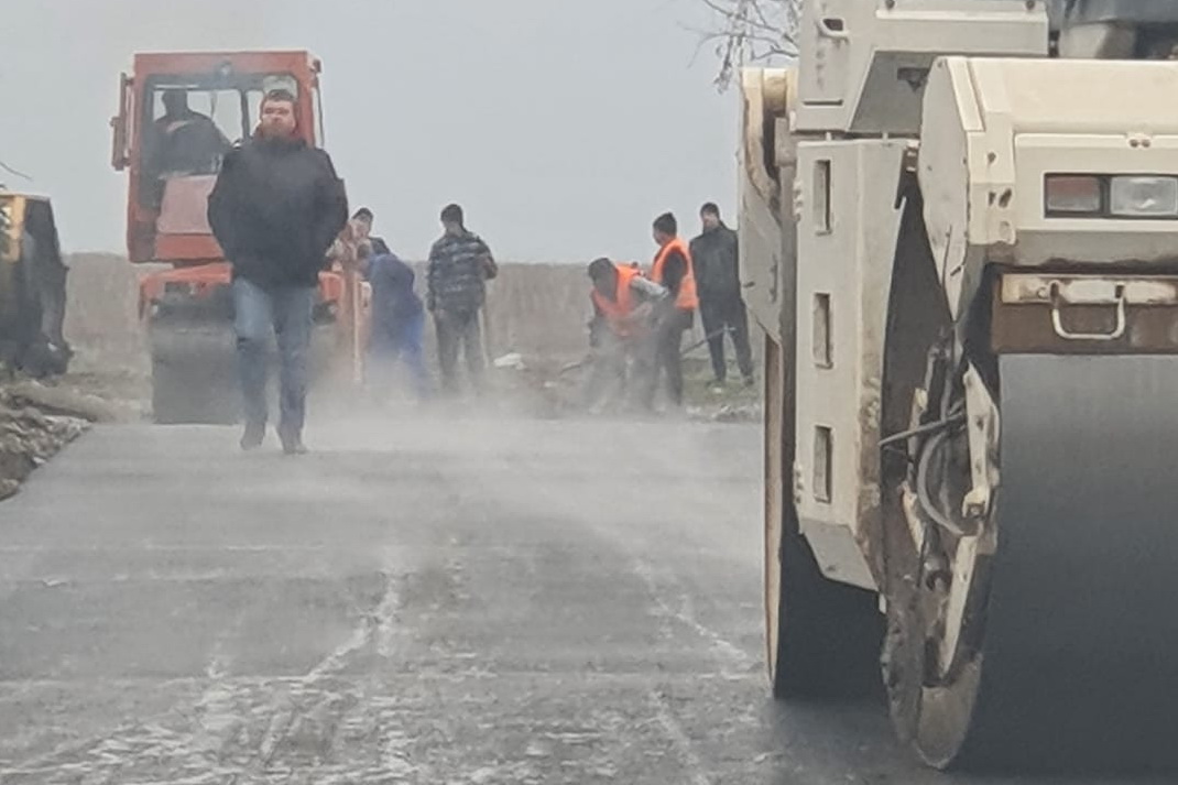 В Комрате заасфальтировали дорогу, которую размывало при каждом ливне