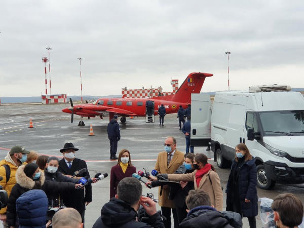 В Молдову доставлена первая партия вакцин от COVID-19