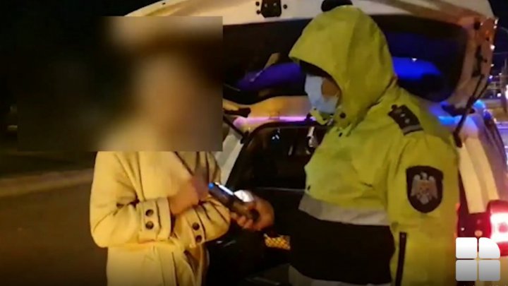 Превышение нормы алкоголя в пять раз: жительницу Кишинёва поймали пьяной за рулём