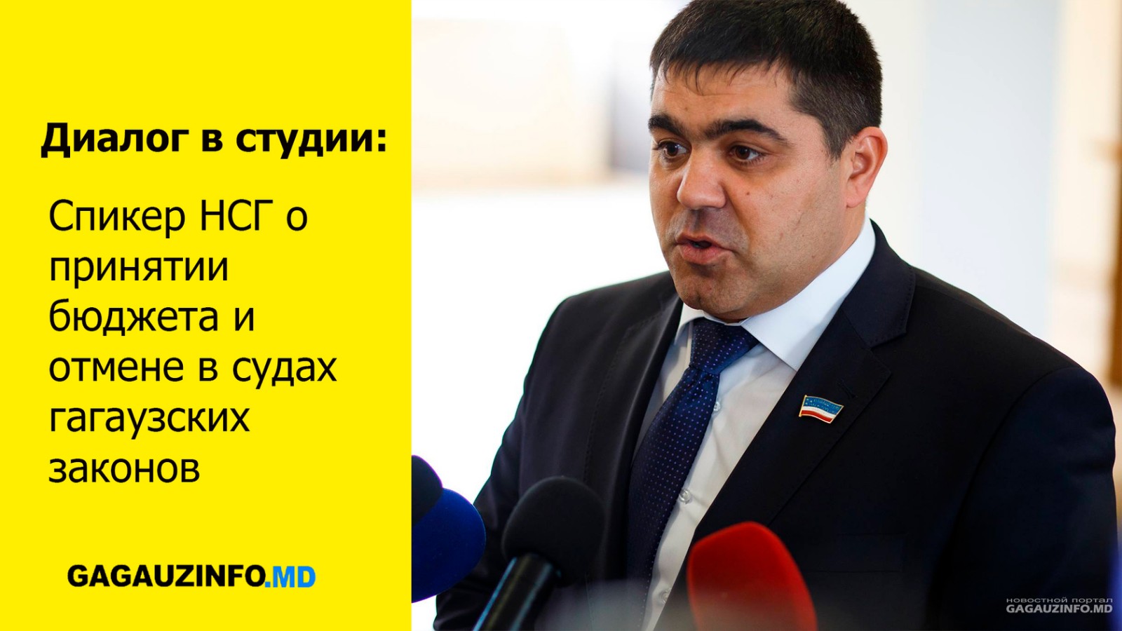 LIVE: Спикер НСГ о принятии бюджета и отмене в судах гагаузских законов