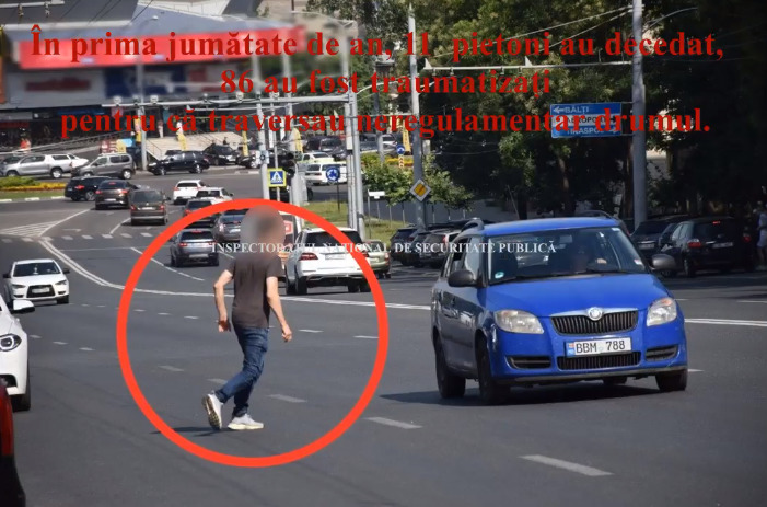В Молдове дорожная полиция начала операцию «Пешеход»