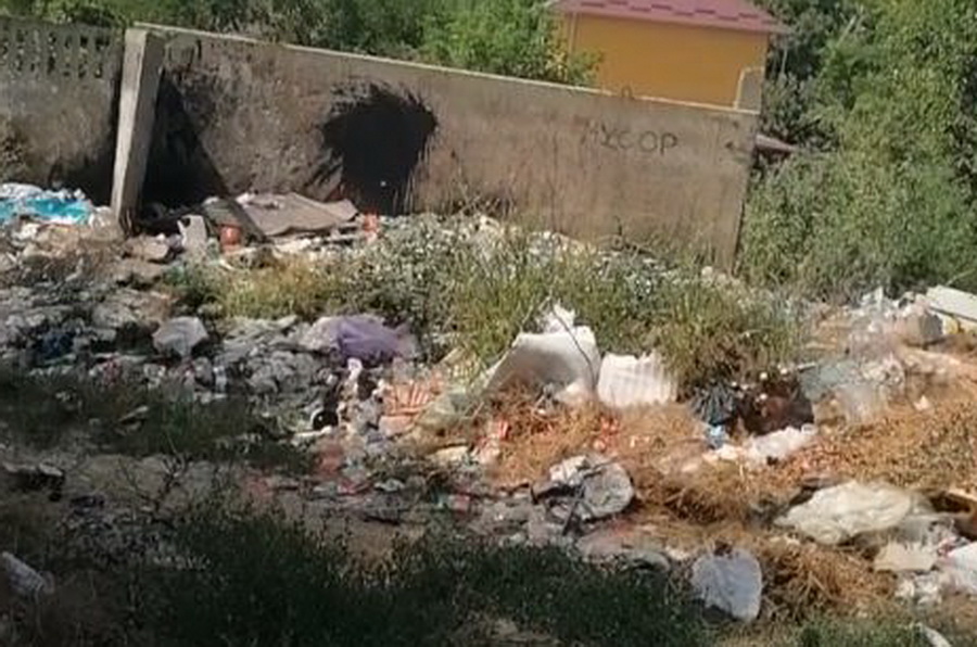Стихийная мусоросвалка в жилом квартале Чадыр-Лунги. Что говорят в примэрии?
