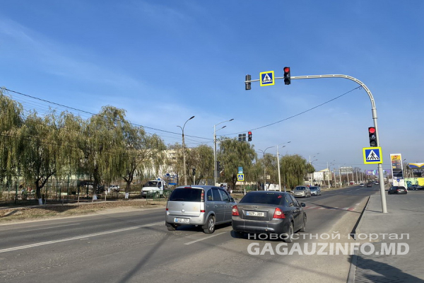 Следствие ДТП в Комрате: у лицея Третьякова заработал светофор