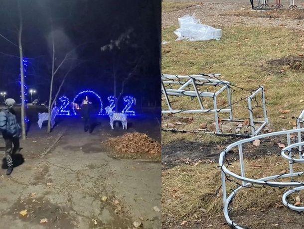 Найдены вандалы, разрушившие новогодний городок в Рышканах