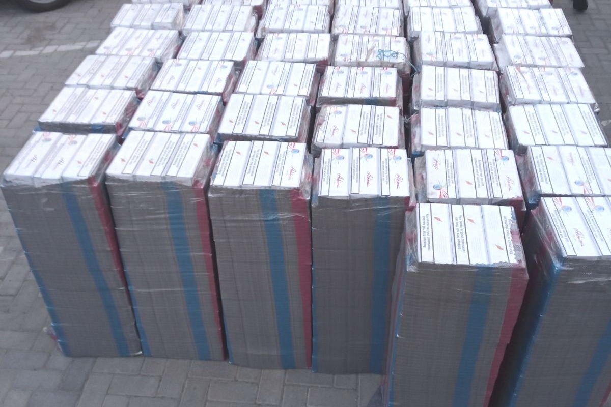 Попытку контрабанды крупной партии сигарет пресекли в Кагуле; дело направлено в суд