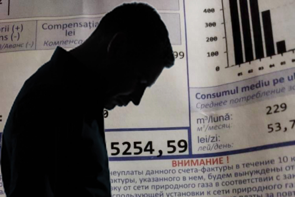 «Нашу Молдову просто высушили». Житель Чадыр-Лунги получил счет за газ, равный его зарплате