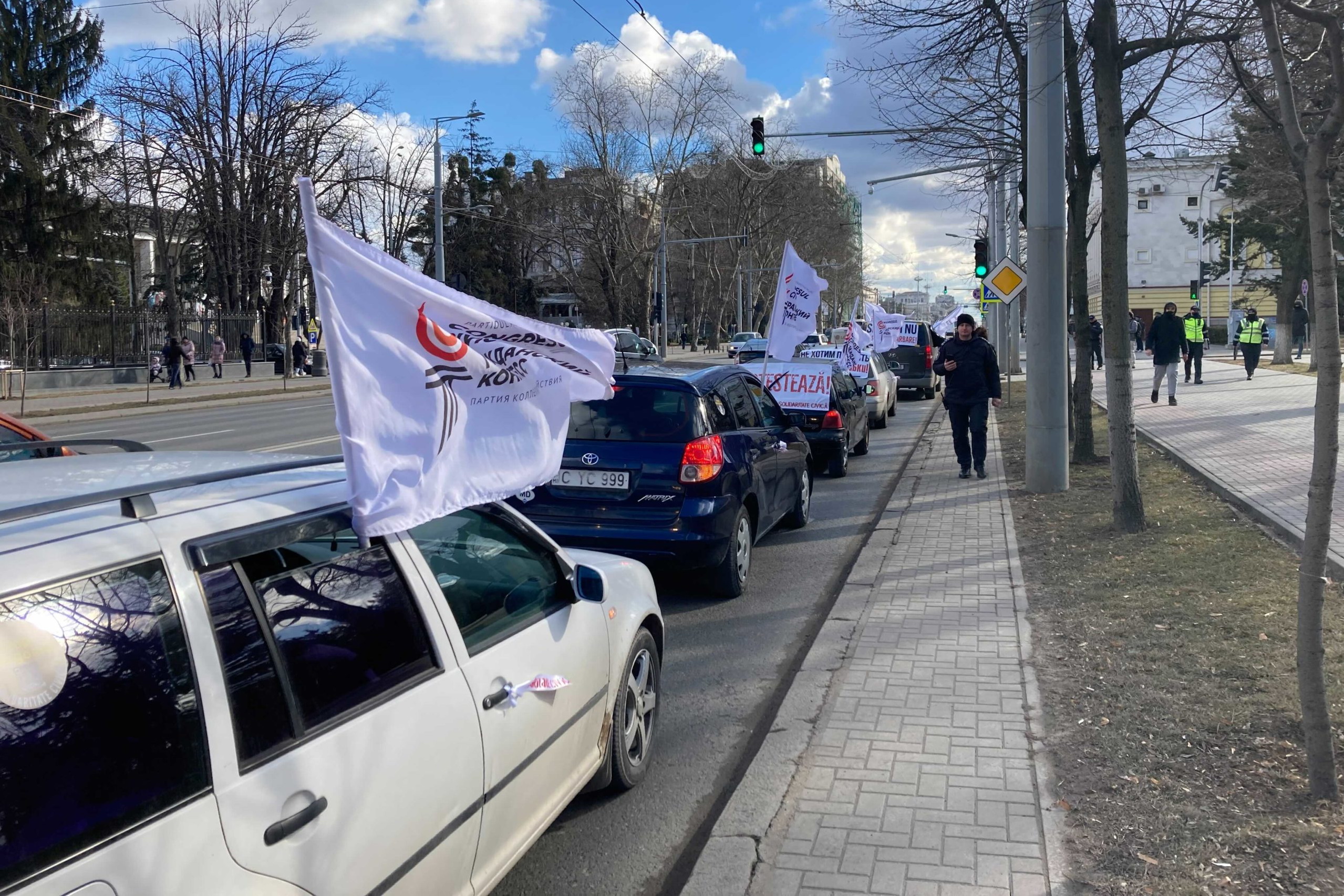 Протест против роста цен на топливо устроили водители в Кишиневе