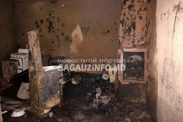 Пожар в Казаклии: сгорела одна из комнат жилого дома