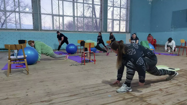 В зале только девушки: в гагаузском селе появился женский фитнес