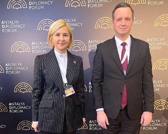 Ирина Влах поблагодарила главу TIKA за помощь в создании «привлекательной экосистемы жизни»