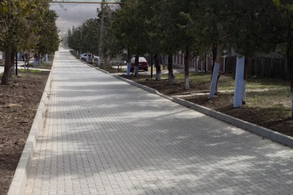 В Томае отремонтировали еще одну улицу