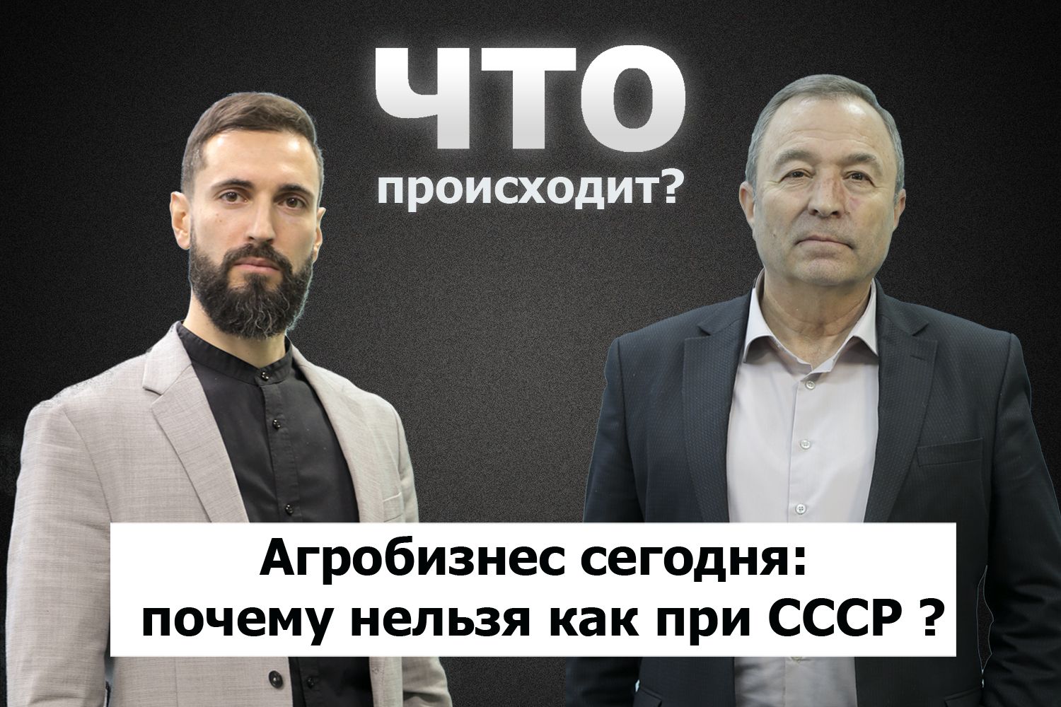 Андрей Димитрогло о советском опыте и современных сложностях АПК / Что происходит