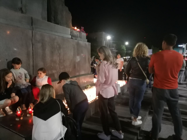 В Кишинёве зажигают тысячи свечей в память каждого дня Великой Отечественной войны