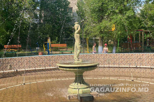 В Бешалме заработал самый большой фонтан в Гагаузии