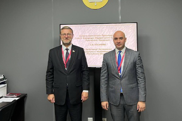 Виталий Влах встретился с замглавы Совета Федерации РФ: обсуждалась активизация межрегиональных связей