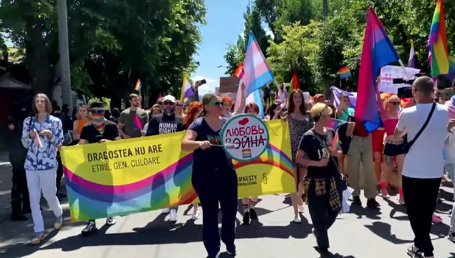 В Кишиневе стартовал марш ЛГБТ несмотря на запрет мэрии Кишинева