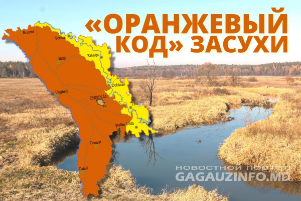 Засуха в Молдове: объявлен «оранжевый» код опасности