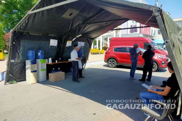 «Антижара»: в Комрате установили палатку с бесплатной питьевой водой