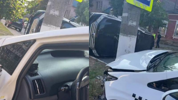 В Кишиневе в ДТП попал автомобиль с дипломатическими номерами