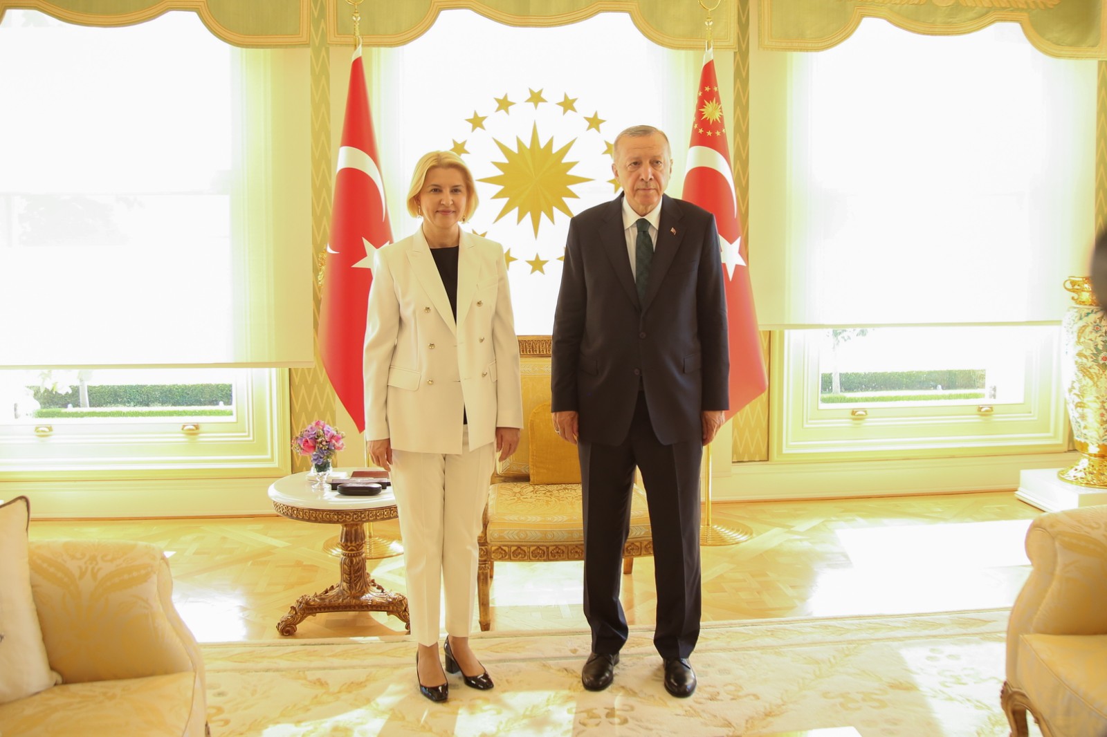 Ирина Влах о деталях встречи с Эрдоганом: президент хочет приехать на открытие стадиона