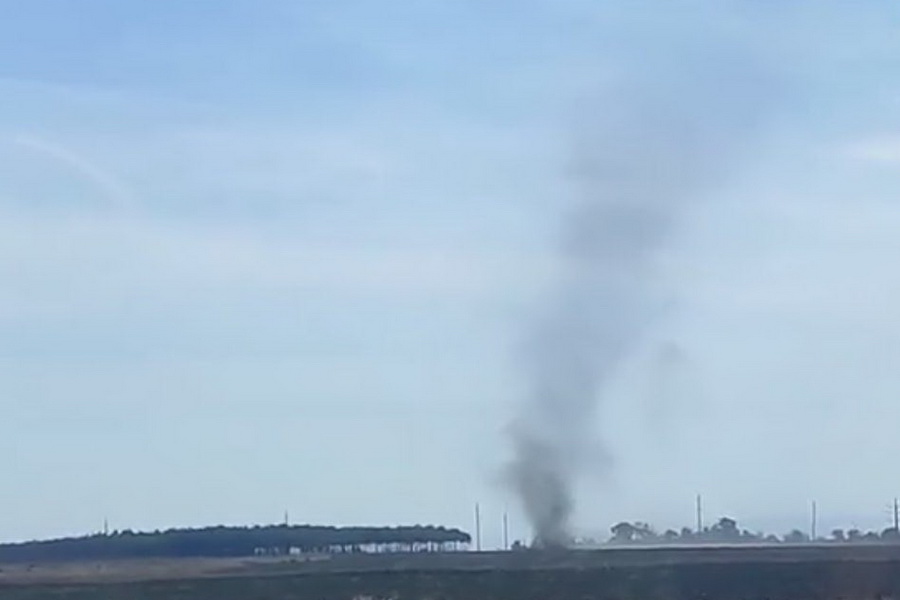 В Гагаузии на видео засняли смерч