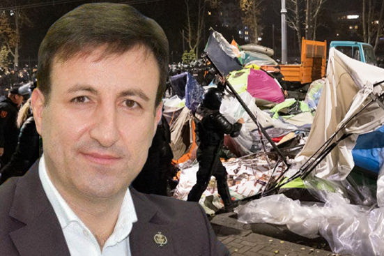 Глава ГИП о разгоне протеста: Люди сами стали убирать свои палатки