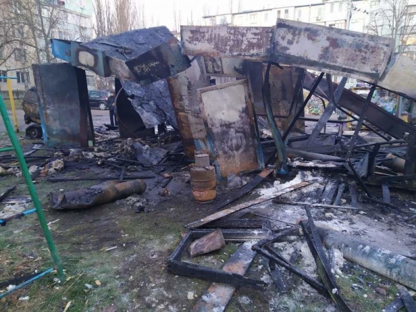 Взрыв в жилом квартале Кишинева попал на видео