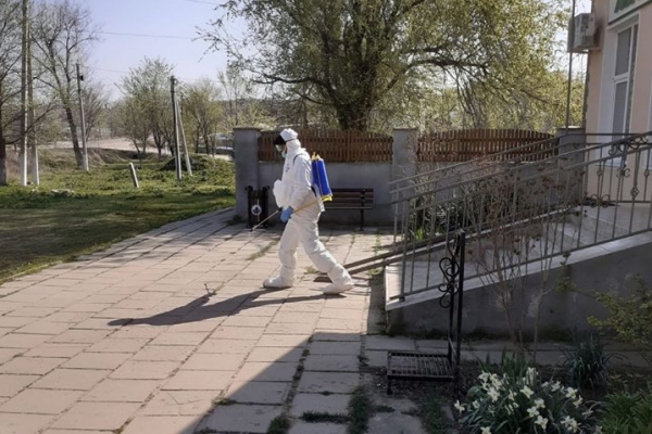 Коронавирус в Казаклии: примэрия не прекращает дезинфекцию общественных мест