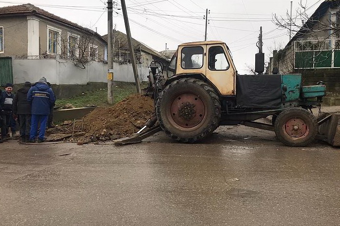 Ремонт водопровода в Вулканештах: какие работы выполнены в минувшем году