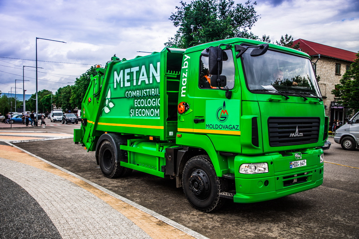 Когда мусоровоз на метане прибудет в Комрат? Ответили в «Молдовагаз»