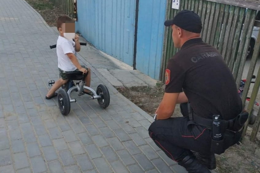 На одной из улиц Комрата потерялся ребенок