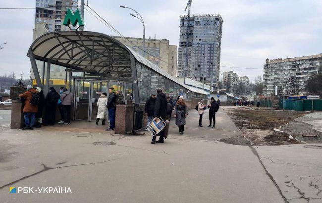 В Киеве ограничили движение в метро