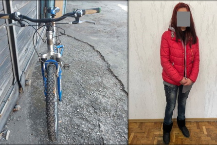 Жительница столицы попалась на краже велосипеда